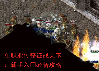 单职业传奇征战天下:新手入门必备攻略 单职业传奇征战天下:新手入门必备攻略