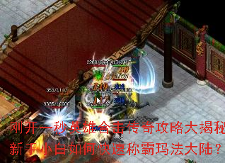 刚开一秒英雄合击传奇攻略大揭秘:新手小白如何快速称霸玛法大陆? 刚开一秒英雄合击传奇攻略大揭秘:新手小白如何快速称霸玛法大陆?