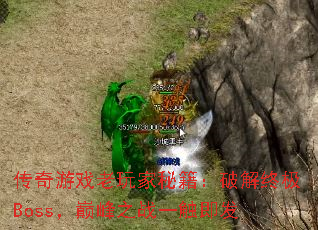 传奇游戏老玩家秘籍:破解终极Boss,巅峰之战一触即发 传奇游戏老玩家秘籍:破解终极Boss,巅峰之战一触即发