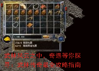 武林风云之中,奇遇等你探寻:武林传奇最全攻略指南 武林风云之中,奇遇等你探寻:武林传奇最全攻略指南