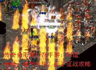 传奇金币服1.76手游:问道巅峰,谁与争锋?新手征战攻略 传奇金币服1.76手游:问道巅峰,谁与争锋?新手征战攻略