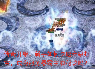 传奇开服,新手如何快速升级打宝,成为服务器霸主有秘诀吗? 传奇开服,新手如何快速升级打宝,成为服务器霸主有秘诀吗?