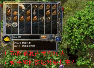 1.76精品复古传奇网站:新手如何快速升级打宝? 1.76精品复古传奇网站:新手如何快速升级打宝?