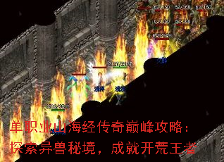 单职业山海经传奇巅峰攻略:探索异兽秘境,成就开荒王者 单职业山海经传奇巅峰攻略:探索异兽秘境,成就开荒王者