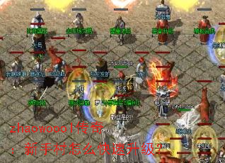 zhaowoool传奇:新手村怎么快速升级? zhaowoool传奇:新手村怎么快速升级?