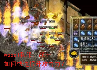 woool私服:战士如何快速提升攻击力? woool私服:战士如何快速提升攻击力?