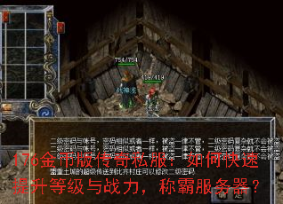 176金币版传奇私服:如何快速提升等级与战力,称霸服务器? 176金币版传奇私服:如何快速提升等级与战力,称霸服务器?