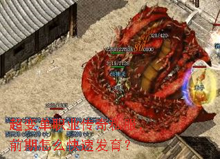 超变单职业传奇私服,前期怎么快速发育? 超变单职业传奇私服,前期怎么快速发育?