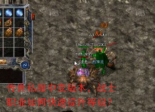 传世私服中变版本,战士职业如何快速提升等级? 传世私服中变版本,战士职业如何快速提升等级?