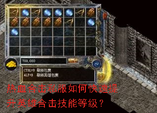 热血合击私服如何快速提升英雄合击技能等级? 热血合击私服如何快速提升英雄合击技能等级?