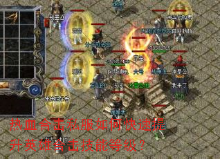 热血合击私服如何快速提升英雄合击技能等级? 热血合击私服如何快速提升英雄合击技能等级?