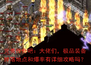 完美传奇吧:大佬们,极品装备掉落地点和爆率有详细攻略吗? 完美传奇吧:大佬们,极品装备掉落地点和爆率有详细攻略吗?