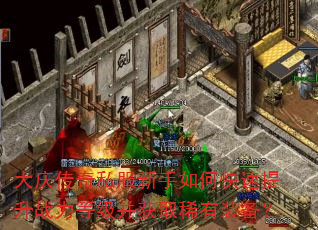 大庆传奇私服新手如何快速提升战力等级并获取稀有装备? 大庆传奇私服新手如何快速提升战力等级并获取稀有装备?