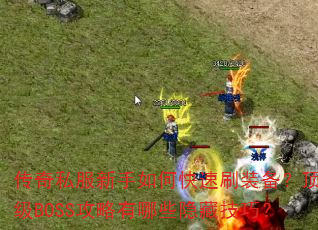 ����˽��������ο���ˢװ��������BOSS��������Щ���ؼ��ɣ�