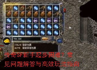 传奇SF新手起步困难?常见问题解答与高效玩法指南 传奇SF新手起步困难?常见问题解答与高效玩法指南