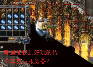 哪里能找到好玩的传奇非官方服务器? 哪里能找到好玩的传奇非官方服务器?