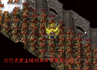 沙巴克在土城的具体位置怎么找? 沙巴克在土城的具体位置怎么找?