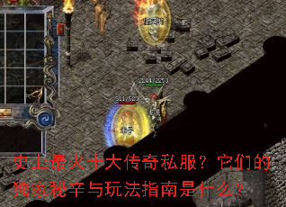 史上最火十大传奇私服?它们的独家秘辛与玩法指南是什么? 史上最火十大传奇私服?它们的独家秘辛与玩法指南是什么?