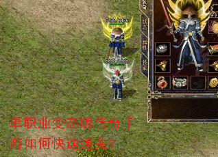 单职业变态版传奇手游如何快速通关? 单职业变态版传奇手游如何快速通关?