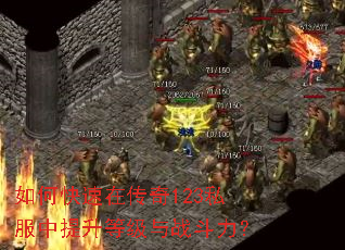 如何快速在传奇123私服中提升等级与战斗力? 如何快速在传奇123私服中提升等级与战斗力?