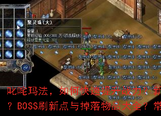 叱咤玛法,如何快速提升战力?新手开局有哪些必做任务?BOSS刷新点与掉落物品大全?常见问题一站式解答 叱咤玛法,如何快速提升战力?新手开局有哪些必做任务?BOSS刷新点与掉落物品大全?常见问题一站式解答