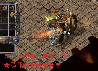 如何快速提升等级?传奇私服速升攻略分享 如何快速提升等级?传奇私服速升攻略分享