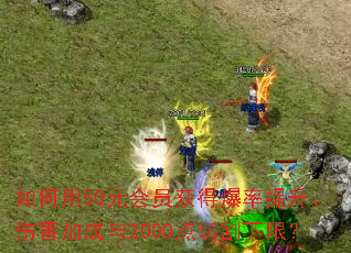 如何用50元会员获得爆率提升、伤害加成与2000点切割下限? 如何用50元会员获得爆率提升、伤害加成与2000点切割下限?