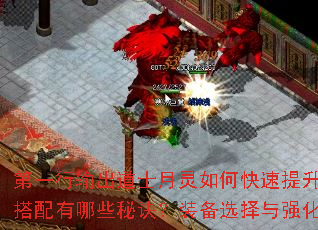 第一行输出道士月灵如何快速提升等级?技能搭配有哪些秘诀?装备选择与强化全解析。 第一行输出道士月灵如何快速提升等级?技能搭配有哪些秘诀?装备选择与强化全解析。