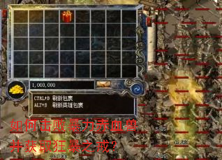 如何击败暴力赤血兽并获取狂暴之戒? 如何击败暴力赤血兽并获取狂暴之戒?