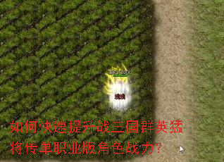 如何快速提升战三国群英猛将传单职业版角色战力? 如何快速提升战三国群英猛将传单职业版角色战力?