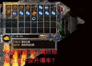 如何快速激活满经脉魔法盾并提升爆率? 如何快速激活满经脉魔法盾并提升爆率?