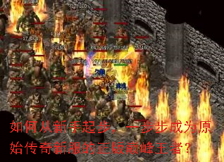 如何从新手起步,一步步成为原始传奇新服的正版巅峰王者? 如何从新手起步,一步步成为原始传奇新服的正版巅峰王者?