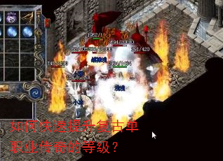 如何快速提升复古单职业传奇的等级? 如何快速提升复古单职业传奇的等级?