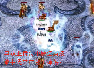 单职业传奇中魔法盾技能书通常在哪里掉落? 单职业传奇中魔法盾技能书通常在哪里掉落?