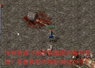 传奇私服中如何快速提升角色等级?装备获取有哪些高效途径? 传奇私服中如何快速提升角色等级?装备获取有哪些高效途径?