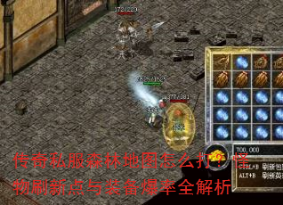 传奇私服森林地图怎么打?怪物刷新点与装备爆率全解析 传奇私服森林地图怎么打?怪物刷新点与装备爆率全解析