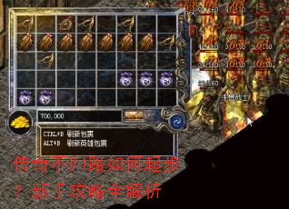 传奇不归路如何起步?新手攻略全解析 传奇不归路如何起步?新手攻略全解析