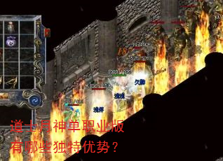 道士月神单职业版有哪些独特优势? 道士月神单职业版有哪些独特优势?