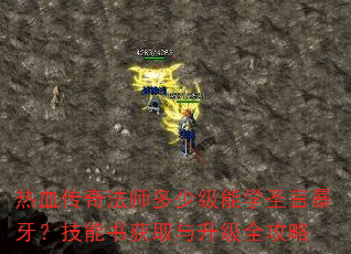 热血传奇法师多少级能学圣言暴牙?技能书获取与升级全攻略 热血传奇法师多少级能学圣言暴牙?技能书获取与升级全攻略