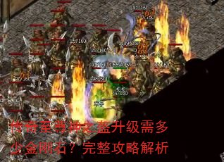 传奇至尊神之盔升级需多少金刚石?完整攻略解析 传奇至尊神之盔升级需多少金刚石?完整攻略解析