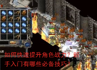 如何快速提升角色战力?新手入门有哪些必备技巧? 如何快速提升角色战力?新手入门有哪些必备技巧?