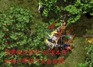 如何快速提升185版本传奇角色等级与装备获取? 如何快速提升185版本传奇角色等级与装备获取?