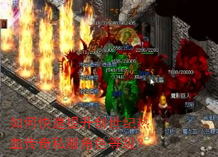 如何快速提升创世纪热血传奇私服角色等级? 如何快速提升创世纪热血传奇私服角色等级?