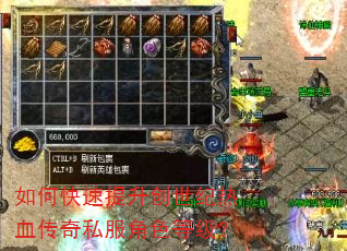 如何快速提升创世纪热血传奇私服角色等级? 如何快速提升创世纪热血传奇私服角色等级?
