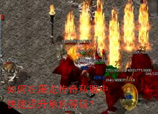 如何在屠龙传奇私服中快速提升角色等级? 如何在屠龙传奇私服中快速提升角色等级?