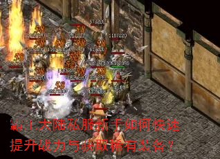 霸王大陆私服新手如何快速提升战力与获取稀有装备? 霸王大陆私服新手如何快速提升战力与获取稀有装备?