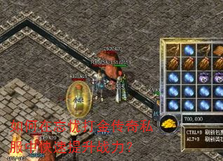 如何在忘忧打金传奇私服中快速提升战力? 如何在忘忧打金传奇私服中快速提升战力?