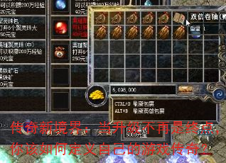 传奇新境界:当升级不再是终点,你该如何定义自己的游戏传奇? 传奇新境界:当升级不再是终点,你该如何定义自己的游戏传奇?