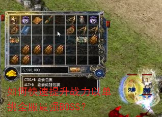 如何快速提升战力以单挑全服最强BOSS? 如何快速提升战力以单挑全服最强BOSS?